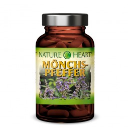 NATURE HEART Mönchspfeffer - 1 Glas mit 90 Kapseln