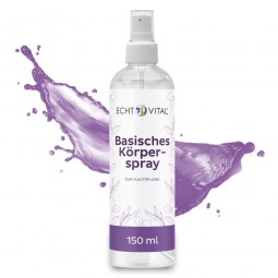 ECHT VITAL Basisches Körperspray - 1 Sprayflasche mit 150 ml