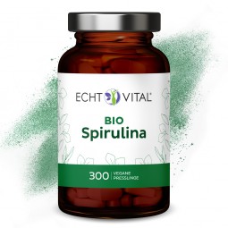 ECHT VITAL Bio Spirulina - 1 Glas mit 300 Presslingen