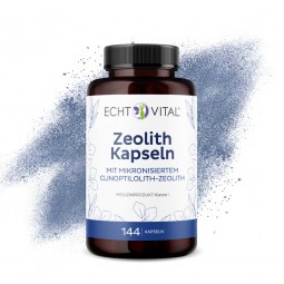 ECHT VITAL ZEOLITH - 1 Glas mit 144 Kapseln - Bestellung auf Anfrage