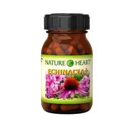 Nature Heart Echinacea+ - 1 Glas mit 60 Kapseln