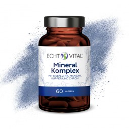 ECHT VITAL Mineral Komplex - 1 Glas mit 60 Kapseln